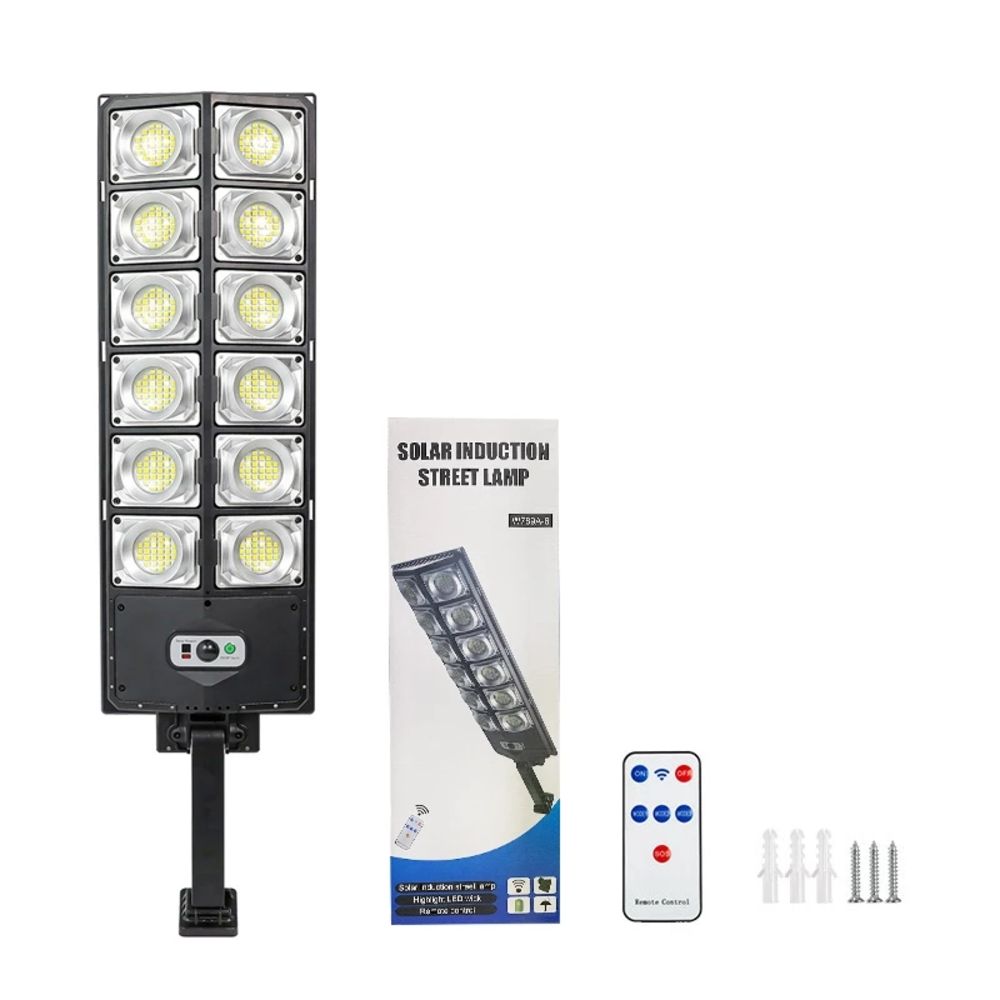 Commercial Grade Outdoor Solar Street Light With Motion Sensor Working Dusk To Down for Yard Parking Lot