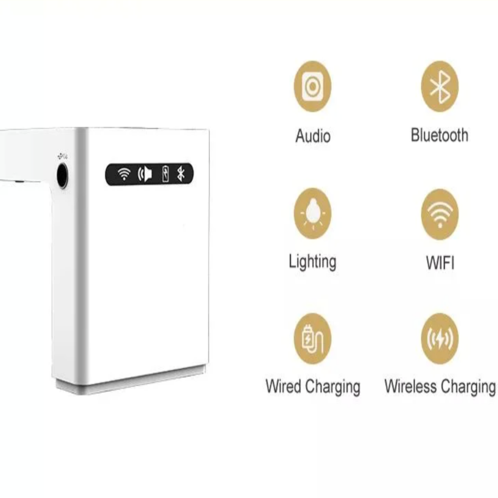 2024 Multi-functional Outdoor Garden Stainless Steel Phone Charging Solar Powered Bench Smart Solar Seat with Panel And Wifi