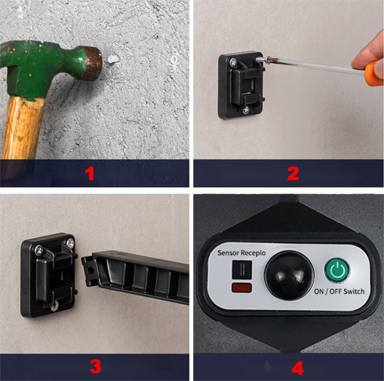 solar light installation